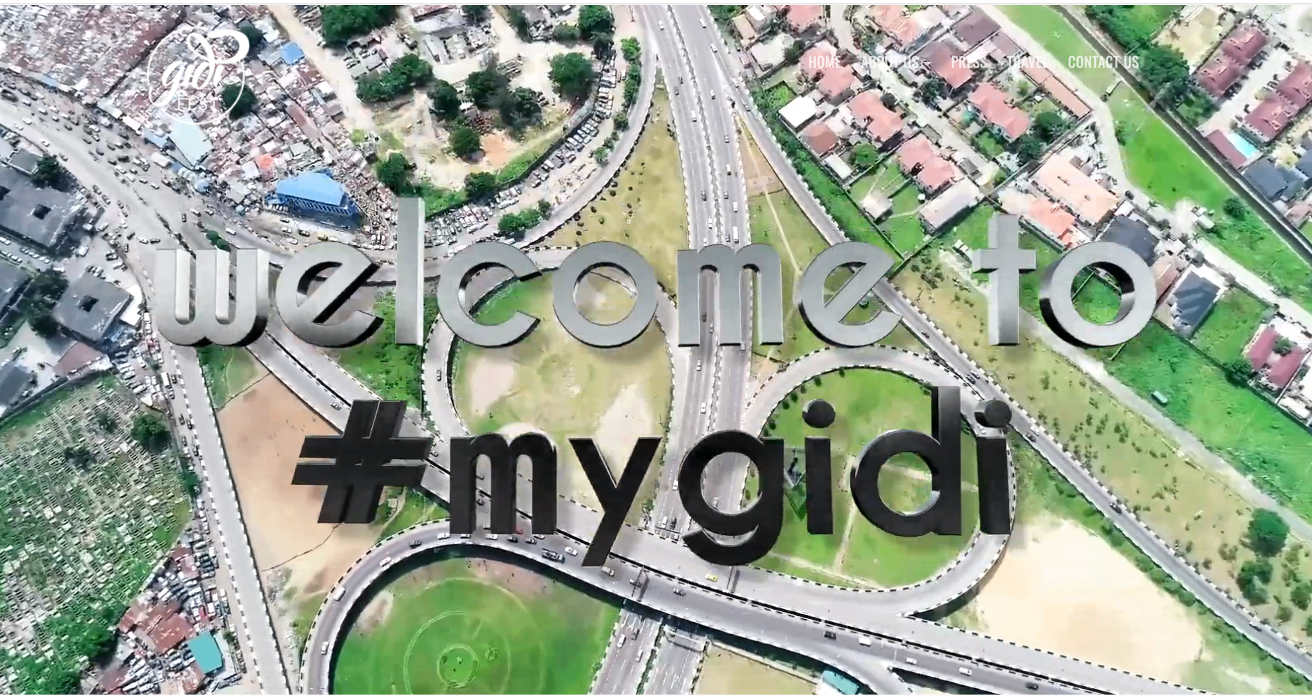 Gidi Culture Festival website screenshot